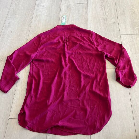 Stitch Fix 41 Hawthorn Colibri Solid Tab Blouse size L - Picture 6 of 8